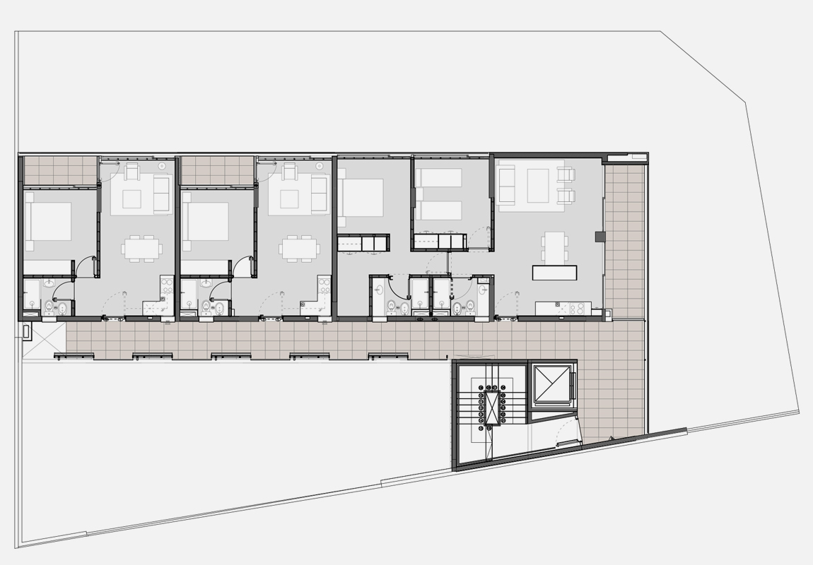 Planta Tipo /3° a 9° Piso